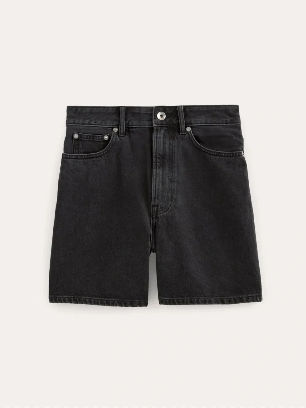 Everlane The A-Line Denim Short | Washed Black